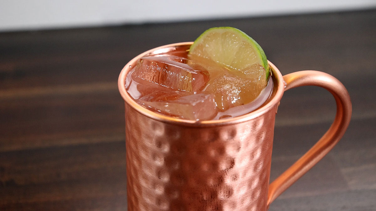 Load video: This video shows how to make a Classic Moscow Mule.